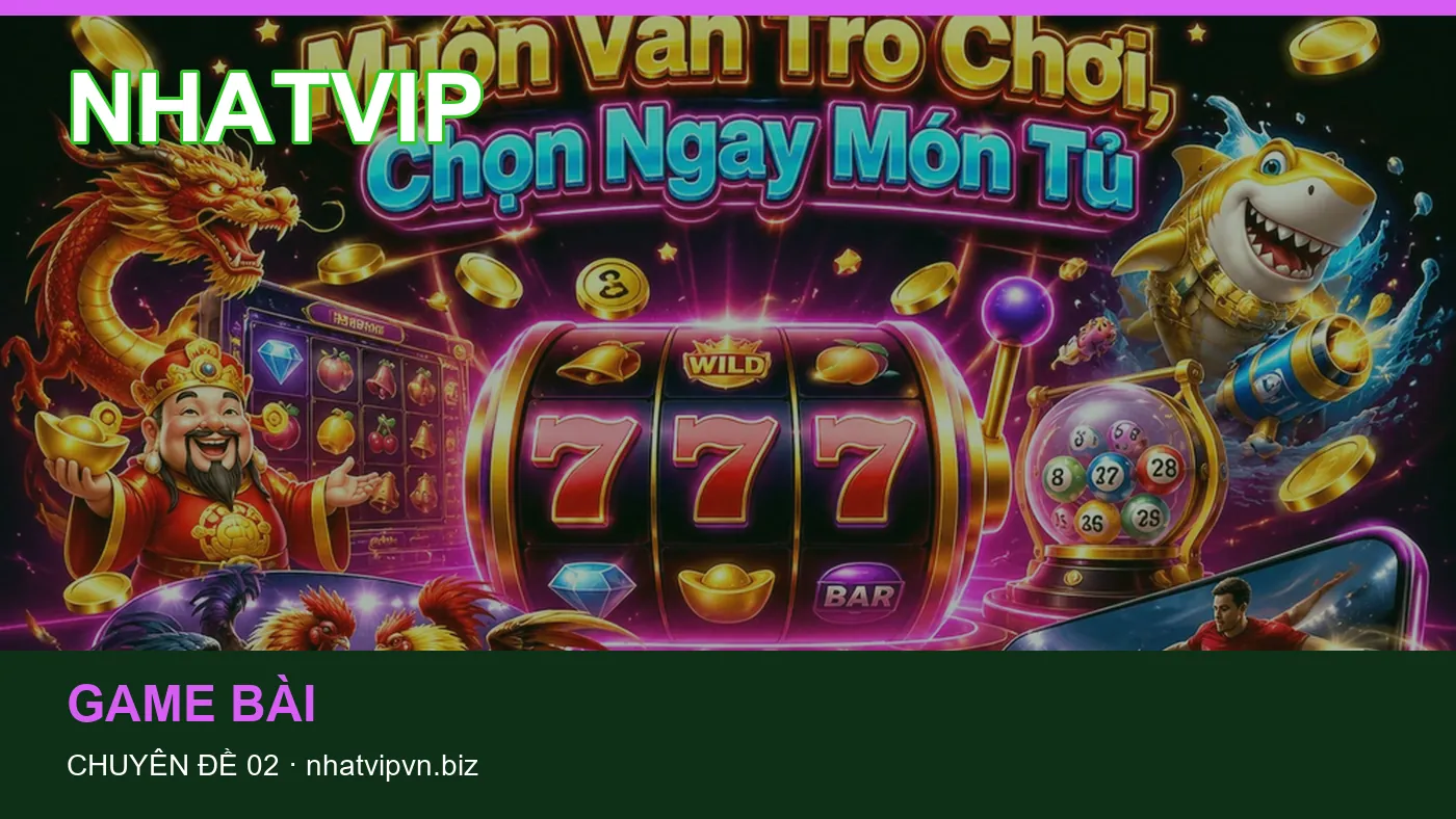 Trải nghiệm Slot trên điện thoại cùng cẩm nang NHATVIP